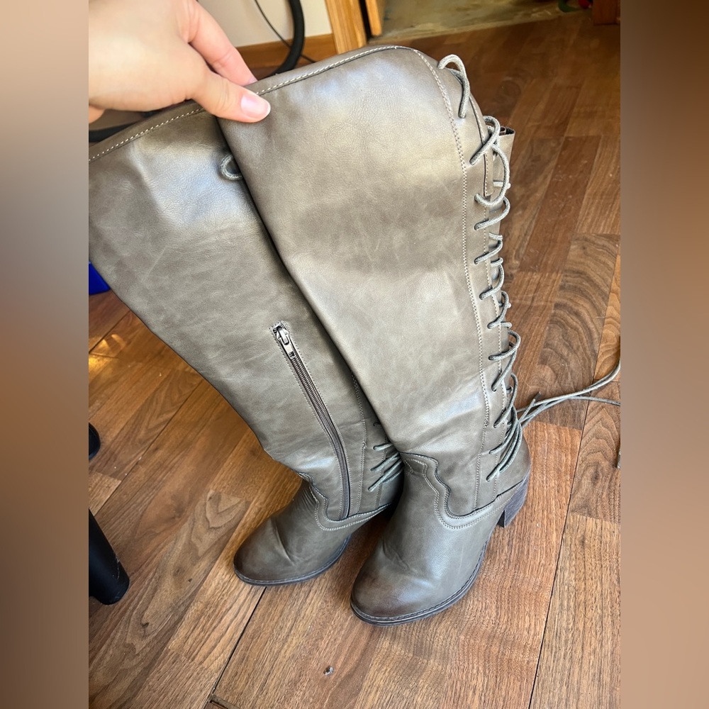 Knee high boots